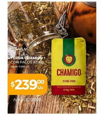 Super MAMI Yerba Chamigo Con Palos oferta