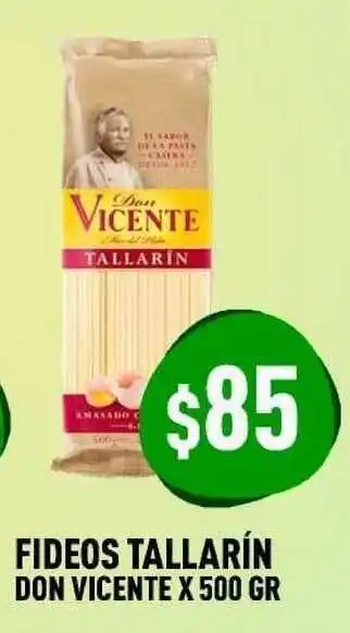 Fideos Tallarin Don Vicente x 500gr
