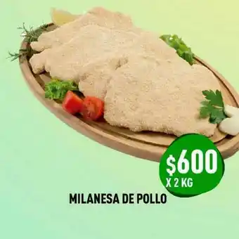 Supermercados Zeta Milanesa De Pollo 2kg oferta
