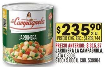 Coto JARDINERA LA CAMPAGNOLA, LATA X 300 G. oferta