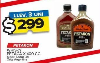 Carrefour Maxi Whisky petakon x 400cc oferta