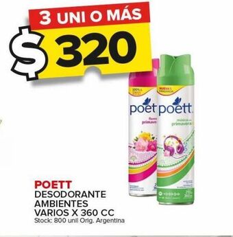 Carrefour Maxi Desodorante poett x 360cc oferta