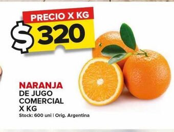 Carrefour Maxi Naranjas para jugo comercial x kg oferta