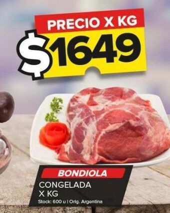 Carrefour Maxi Bondiola congelada x kg oferta