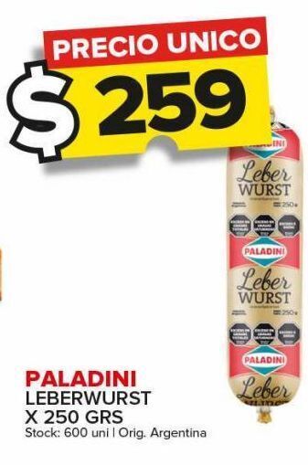 Carrefour Maxi Leberwurst x 250g oferta