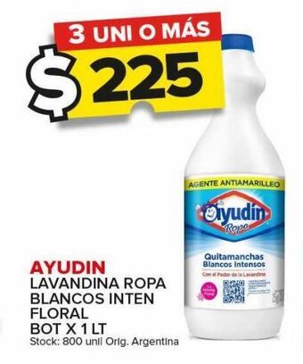 Carrefour Maxi Lavandina ayudin x 1l oferta