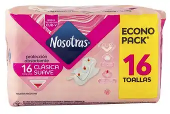 Ferniplast Toallas femeninas nosotras clásica curva v 16 un oferta