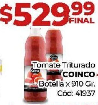 Diarco Tomate Triturado COINCO Botella x 910 Gr. oferta