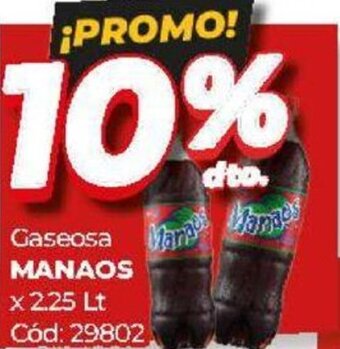 Diarco Gaseosa MANAOS x 2,25Lt oferta