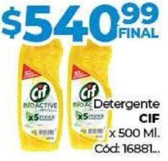 Diarco Detergente CIF x 500ML oferta