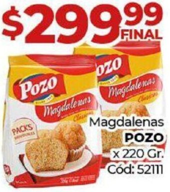 Diarco Magdalenas POZO x 220gr oferta