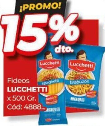 Diarco Fideos LUCCHETTI x 500 Gr. oferta