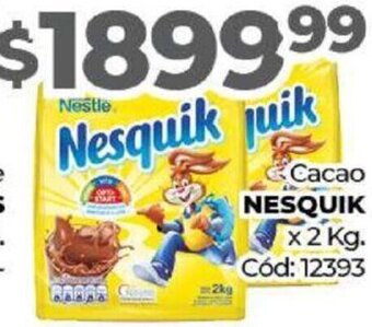 Diarco Cacao NESQUIK x 2 Kg. oferta