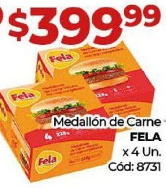 Diarco Medallón de Carne- FELA x 4 Un. Cód: 8731 oferta