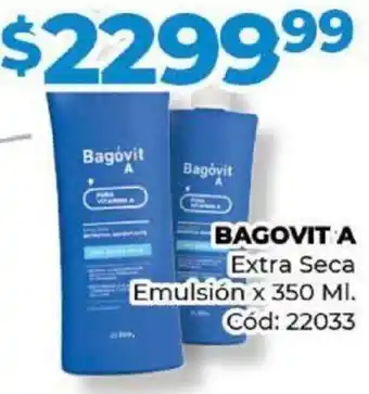 Diarco BAGOVIT A Extra Seca Emulsión x 350 MI. Cód: 22033 oferta