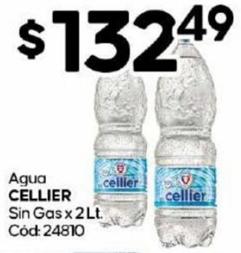 Agua CELLIER Sin Gas x 2 Lt.