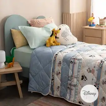Arredo Acolchado 1 plaza reversible amigos mickey oferta