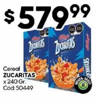 Diarco Cereal ZUCARITAS x 240 Gr. oferta