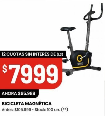 Changomas BICICLETA MAGNÉTICA oferta