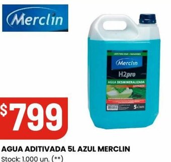 Changomas AGUA ADITIVADA 5L AZUL MERCLIN oferta
