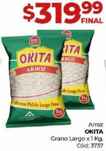 Diarco Arroz OKITA Grano Largo x 1 Kg. Cód: 3737 oferta
