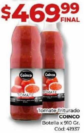 Diarco Tomate Triturado COINCO Botella x 910 Gr. Cód: 41937 oferta