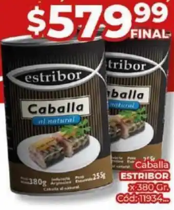 Diarco Caballa ESTRIBOR X380 Gr. Cod: 11934.. oferta