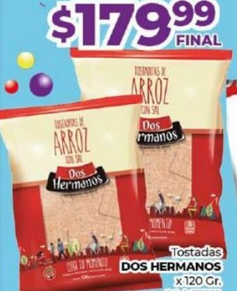 Diarco Tostadas Dos Hermanos x 120gr oferta