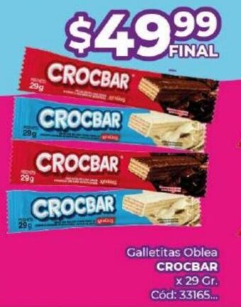 Diarco Galletitas Oblea CROCBAR x 29 Gr. Cód: 33165... oferta