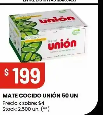 Changomas Mate cocido unión 50un oferta