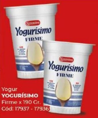 Diarco Yogur YOGURÍSIMO Firme x 190 Gr. oferta