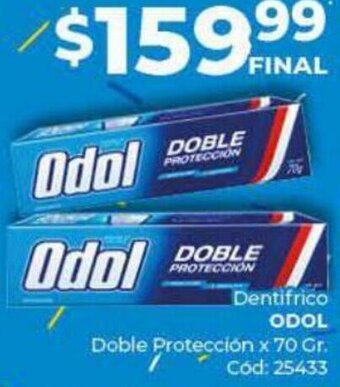 Diarco Dentifrico ODOL Doble Protección x 70 Gr. oferta