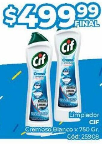 Diarco Limpiador CIF Cremoso Blanco x 750 Gr. oferta