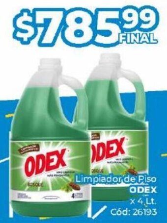 Diarco Limpiador de Piso ODEX x 4 Lt. oferta