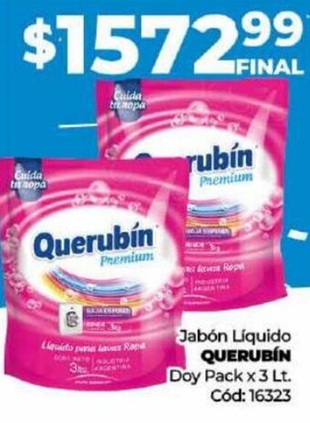 Diarco Jabón Líquido QUERUBÍN Doy Pack x 3 Lt. oferta