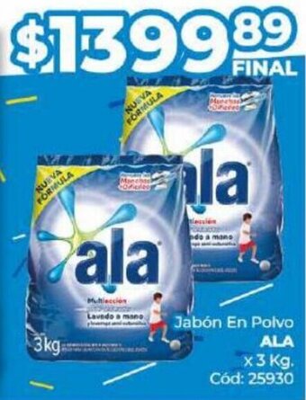Diarco Jabón En Polvo ALA x 3 kg. oferta