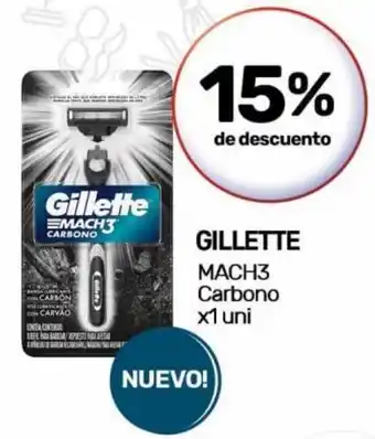 Nini Mayorista GILLETTE MACH3 Carbono x1 uni oferta