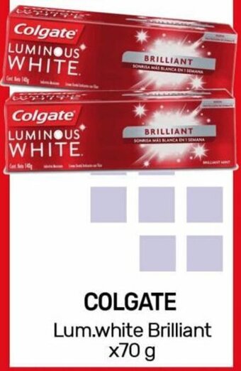 Nini Mayorista COLGATE Lum.white Brilliant x70 g oferta
