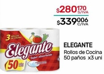 Nini Mayorista ELEGANTE Rollos de Cocina 50 paños x3 uni oferta