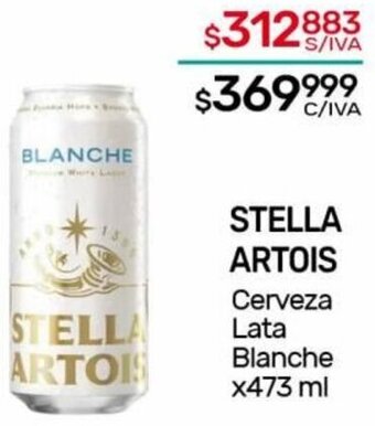Nini Mayorista STELLA ARTOIS Cerveza Lata Blanche x473 ml oferta