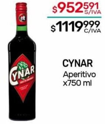 Nini Mayorista CYNAR Aperitivo x750 ml oferta
