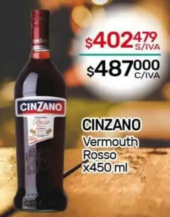 Nini Mayorista CINZANO Vermouth Rosso x450 ml oferta