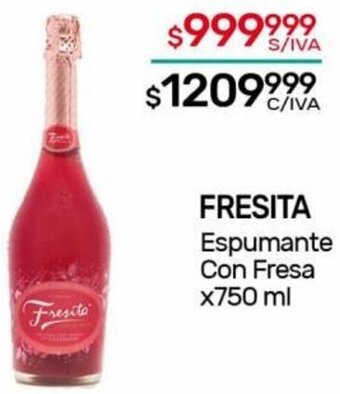 Nini Mayorista FRESITA Espumante Con Fresa x750 ml oferta