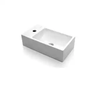 Pinturerias MM Bacha de baño de apoyar piazza a146 blanco esmaltado 120mm de alto oferta