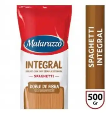 Parodi Fideos matarazzo spaghetti integral 500gr x 20 un. oferta