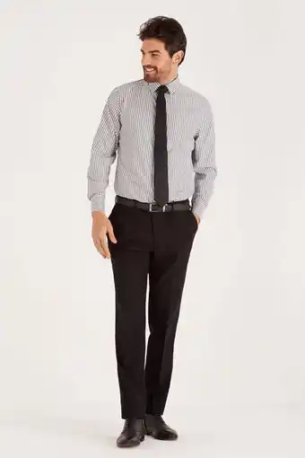 Macowens Camisa a rayas negra oferta