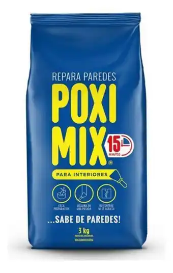Pinturerias MM Mezcla adhesiva a base de yeso interior 3 kg poximix - mm oferta