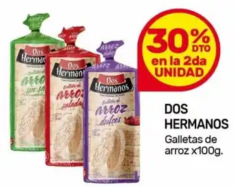 Nini Mayorista DOS HERMANOS Galletas de arroz x100g. oferta