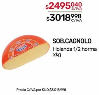 Nini Mayorista SOB.CAGNOLO Holanda 1/2 horma xkg oferta