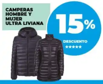 Supermayorista Vital CAMPERAS HOMBRE Y MUJER ULTRA LIVIANA oferta